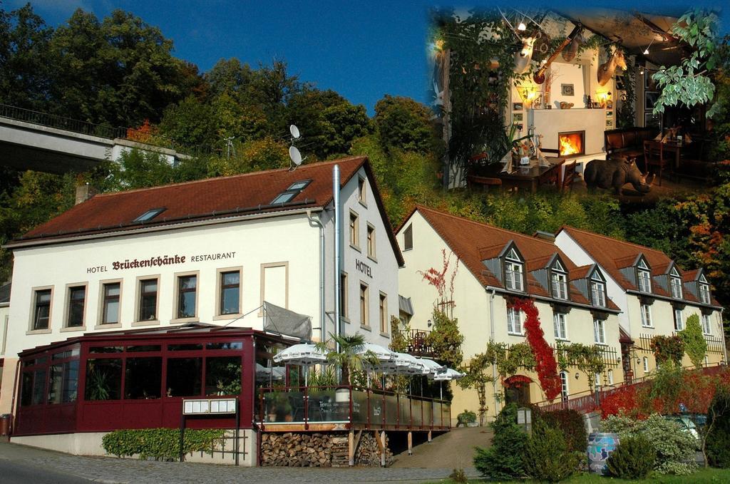 Hotel Brueckenschaenke Зебниц Экстерьер фото